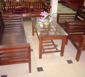 Bàn ghế gỗ phòng khách BGPK - 04