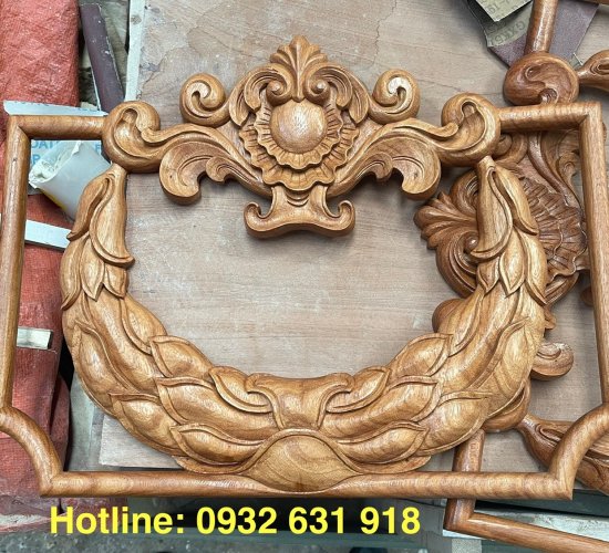 Chạm bông tựa lưng ghế